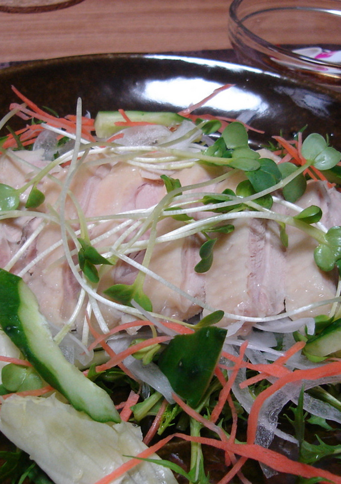蒸し鶏のベトナム風-レシピのメイン写真
