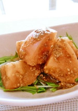 簡単☆トマトのすり胡麻和え♪-レシピのメイン写真