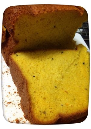 ホームベーカリーでかぼちゃ食パン-レシピのメイン写真