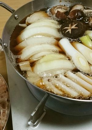 甘辛だしの鶏だんご鍋（葱だく）-レシピのメイン写真