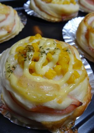 ハムチーズぱん。-レシピのメイン写真
