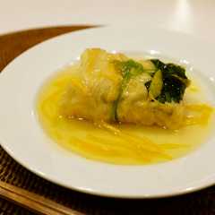 鯛の湯葉包み柚子あんかけ-レシピのメイン写真