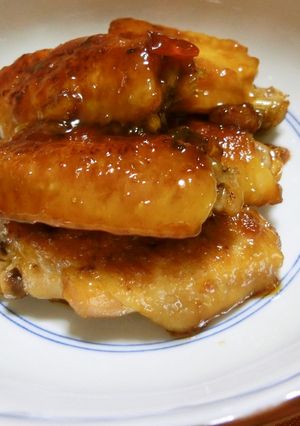 ☆手が止まらな～い！鶏手羽中の甘辛煮☆-レシピのメイン写真