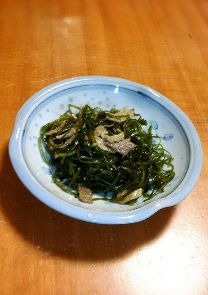 切り昆布と豚肉の炒め煮-レシピのメイン写真