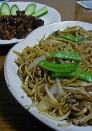 パスタで作るヤキソバ-レシピのメイン写真
