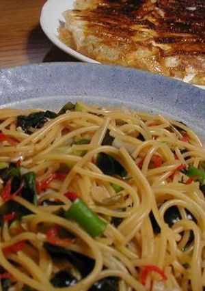 ほしえびとワカメのヘルシーパスタ-レシピのメイン写真