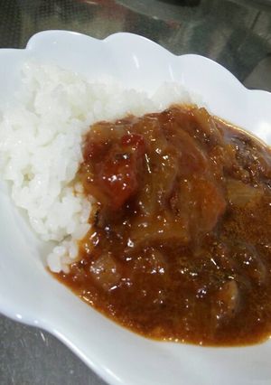 牛すじ使用の小麦粉を使わないハヤシライス-レシピのメイン写真