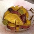 さつまいもと甘納豆のハチミツ醤油煮