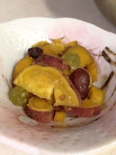 さつまいもと甘納豆のハチミツ醤油煮-レシピのメイン写真