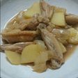 おふくろの味。鳥手羽中の簡単煮物