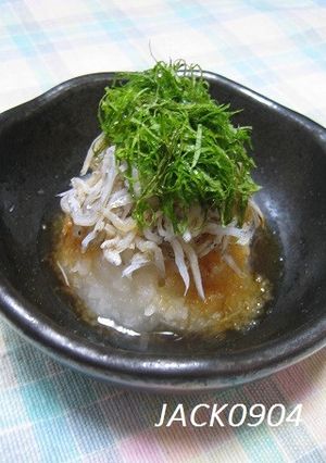 超簡単♪しらすおろし大葉のっけ♪-レシピのメイン写真