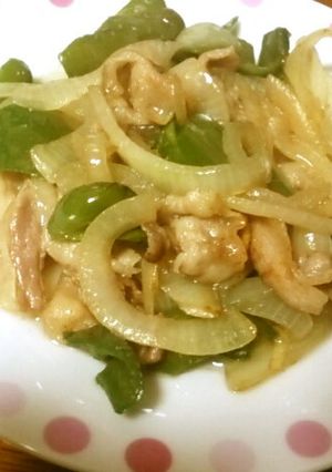 ピーマンと豚肉のシンプル炒め-レシピのメイン写真