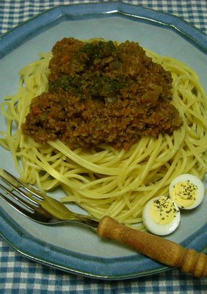 ☆保温鍋で作るミートソース☆-レシピのメイン写真