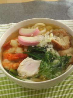仙台麩(油麩)入り関西うどん-レシピのメイン写真