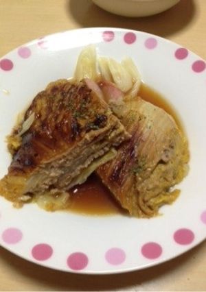白菜と合挽き肉のミルフィーユ煮-レシピのメイン写真