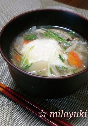 うちの けんちん汁☆自然薯入り-レシピのメイン写真