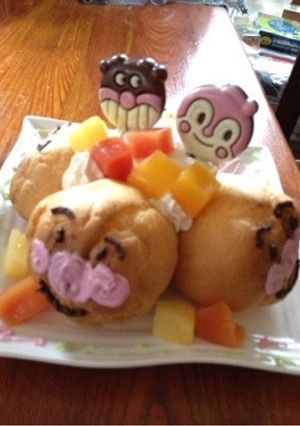 簡単アンパンマンケーキ♥︎-レシピのメイン写真