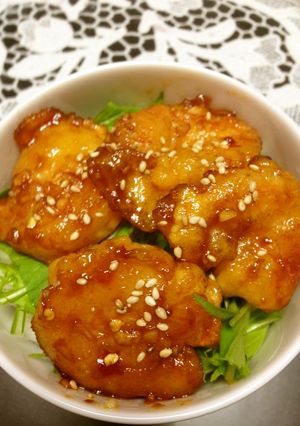 ピリ辛海老天ごはん-レシピのメイン写真