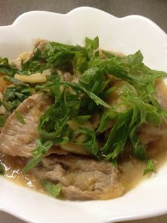 簡単!豚肉のにんにくおろしポン酢炒め-レシピのメイン写真