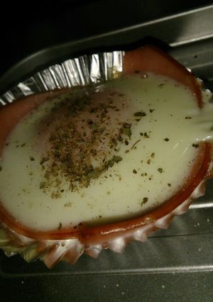 懐かしの給食の味♪アルミカップハムエッグ-レシピのメイン写真