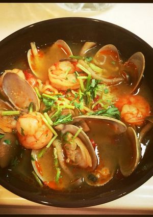 簡単トムヤムラーメン-レシピのメイン写真