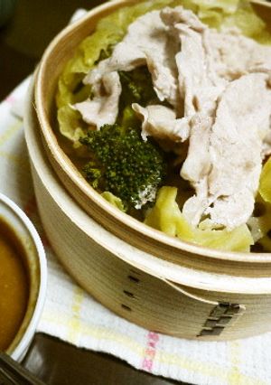 酢味噌でどうぞ☆セイロ蒸し野菜-レシピのメイン写真