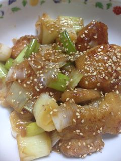 簡単★鶏肉と長ネギのしょうが焼き-レシピのメイン写真
