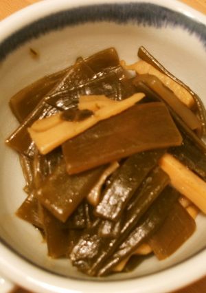 茎わかめと筍の煮物-レシピのメイン写真