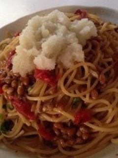 シラスと納豆のさっぱりおろし和風パスタ-レシピのメイン写真
