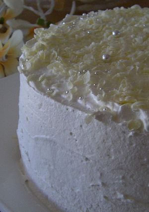 WHITE CAKE-レシピのメイン写真