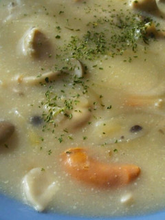 ホタテの子で♪あっという間の豆乳スープ-レシピのメイン写真