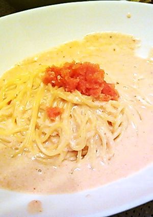 牛乳なのに濃厚！？明太子クリームのパスタ-レシピのメイン写真
