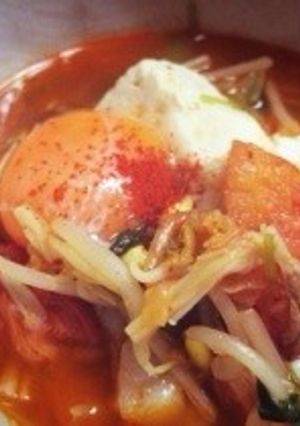 たっぷりキノコとトマトのキムチスープ-レシピのメイン写真