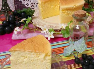 簡単♡しゅわしゅわ～♡スフレチーズケーキ-レシピのメイン写真