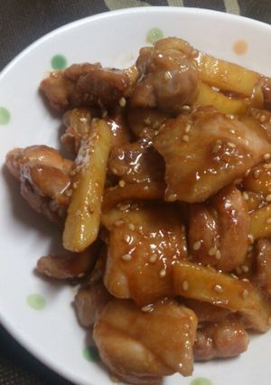 鶏とじゃがいもの味噌照り-レシピのメイン写真