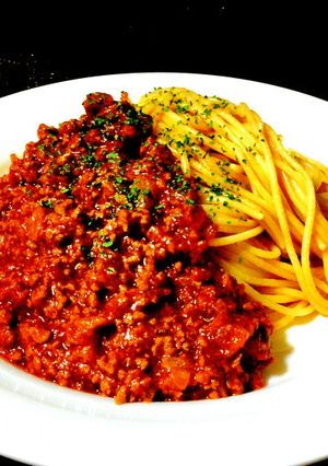 本格派コク旨ミートソースパスタ！！-レシピのメイン写真