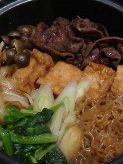 すき焼き風鍋(1人用)-レシピのメイン写真
