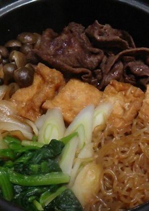 すき焼き風鍋(1人用)-レシピのメイン写真