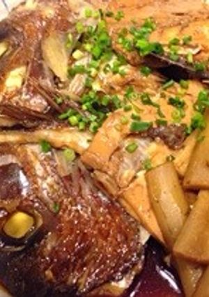我が家の黄金比率!鯛のあら煮-レシピのメイン写真