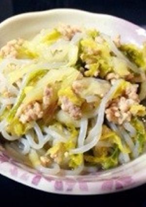☆白菜と白滝の豚ミンチ和え☆-レシピのメイン写真