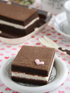ふわふわシフォン♡チョコケーキ-レシピのメイン写真