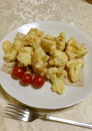 カリフラワーのチーズフリッター☆-レシピのメイン写真