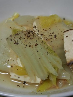 白菜と焼き豆腐の干し海老あんかけ-レシピのメイン写真