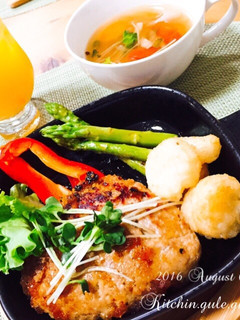 玉ねぎを炒めない、和風ハンバーグ♥-レシピのメイン写真