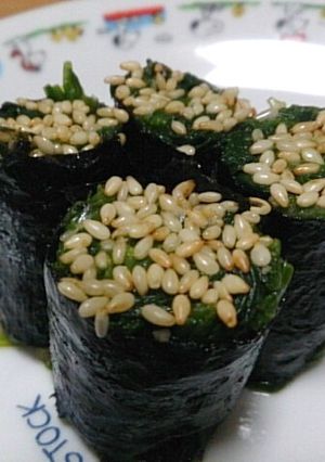 *ほうれん草海苔巻き*-レシピのメイン写真