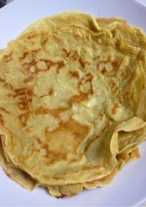 たっぷりポリフェノールの蕎麦湯クレープ-レシピのメイン写真
