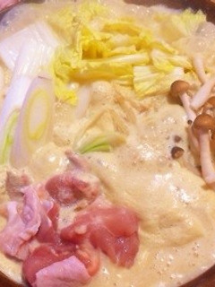 豆乳で作る☆和風クリームチーズ鍋-レシピのメイン写真