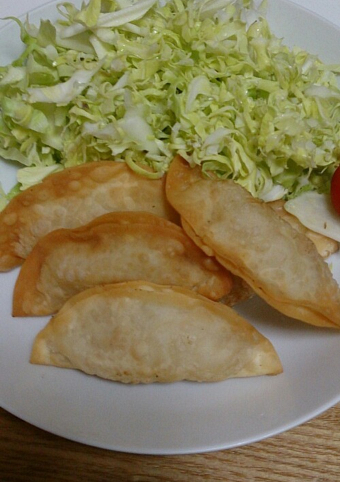 大根と豚肉の揚げ餃子-レシピのメイン写真