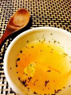 【5分】塩麹とオリーブオイルのスープ-レシピのメイン写真