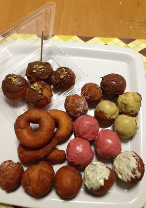 カラフルチョコっとドーナツ-レシピのメイン写真